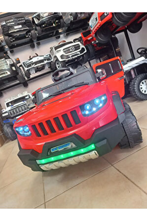 Discovery 4x4! 12V, Kumandali, Çift Motor, Bluetooth Müzik, Led Farlar, Arka Bagaj, Akülü Araba!