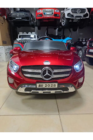 Mercedes 2028! 12V, 4x4, Uzaktan Kumandali, Cep Tel Kontrollü, Bluetooth Muzikli Akülü Araba!