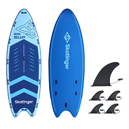 Ultra Dengeli 10 Kişilik 550x175x20 Cm Şişme Big Sup Jumbo Paddle Board