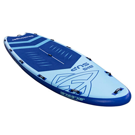 Ultra Dengeli 10 Kişilik 550x175x20 Cm Şişme Big Sup Jumbo Paddle Board