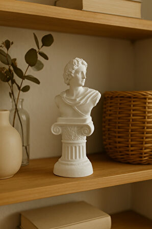 LUBERKA CANDLE Beyaz Apollon Heykeli