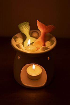 LUBERKA CANDLE Deniz Temalı Buhurdanlık Mum