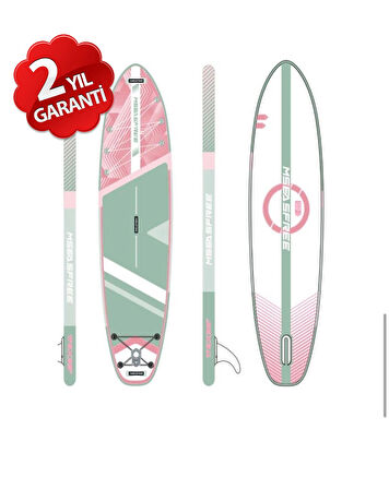 MseaSfree Full Set Pembe 335x86x15 cm SUP Paddle Board 2 Kişilik Ultra Geniş