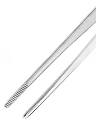 Penset Düz Sivri Uçlu 16 Cm Nikel Kaplama