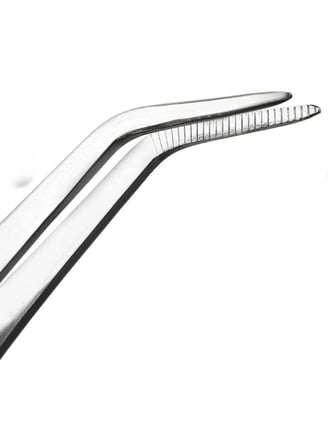 Penset Eğri Uçlu 16 Cm Nikel Kaplama