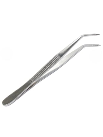 Penset Eğri Uçlu 13 Cm Nikel Kaplama
