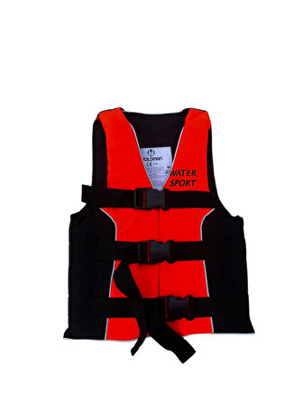 Water Sport Su Sporları Can Yeleği 100N Yüzme - Yüzdürme Yardımcısı - Turuncu