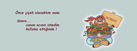 Önce çiçek alacaktım sonra kafama attığında canım acısın istedim Hediye Kupa Love Bug-T