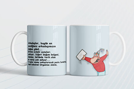 Bugün en sevdiğimiz arkadaşımızın doğum günü Hediye Kupa Love Bug-T