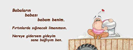 Babaların babası Fırtınalarda sığınacak limanımsın Hediye Kupa Love Bug-T