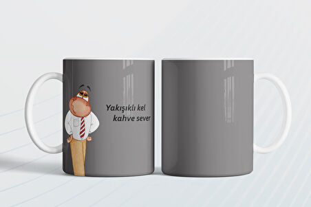 Yakılıklı kahve sever Hediye Kupa Love Bug-T