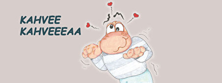 Kahveeee Kahveeeaa Hediye Kupa Love Bug-T