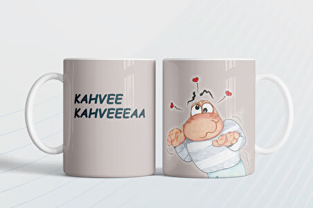 Kahveeee Kahveeeaa Hediye Kupa Love Bug-T