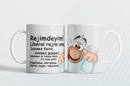 Liberal Rejim Rejimdeyim! Hediye Kupa Love Bug-T
