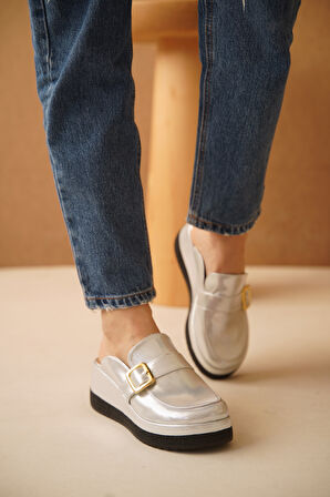 Kadın Dolgu Topuk Tokalı Comfort Terlik Libby