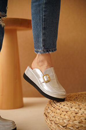 Kadın Dolgu Topuk Tokalı Comfort Terlik Libby