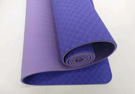 6mm Kalınlık Pilates Minderi / Yoga Matı 183x61 Cm - Taşıma Askılı