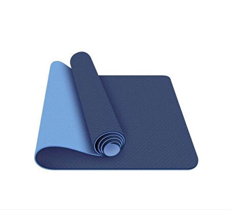 6mm Kalınlık Pilates Minderi /yoga Matı 183x61 Cm - Taşıma Askılı