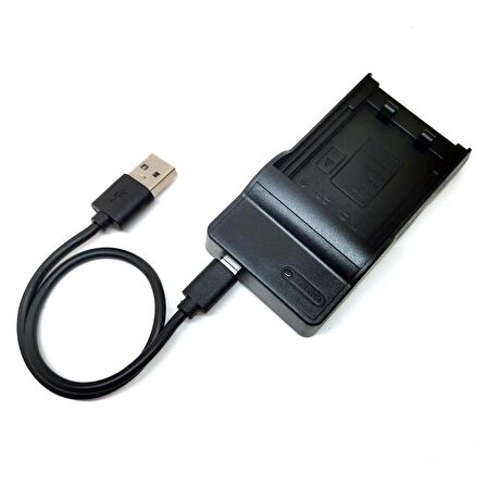 CANON LC-E8C USB şarj cihazı CANON EOS 550D 600D 700D T2i T3i LP-E8 Batarya Uyumlu şarj Aleti Powerbanktan Şarj imkanı