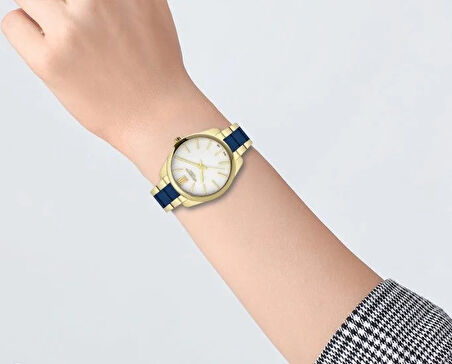 Lee Cooper LC07139.120 Kadın Kol Saati | Gold-Lacivert Zarafeti