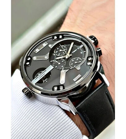 Lee Cooper LC07491.351 Erkek Kol Saati | Multifonksiyon Deri Kordonlu Spor Model
