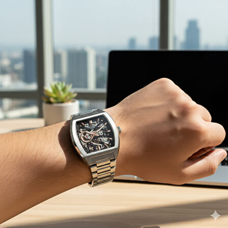 Lee Cooper LC07976.350 Erkek Kol Saati | 42 mm Otomatik Mekanizma