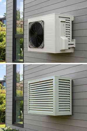 Klima Motoru/Dış Ünite Gizleme/Koruma Kafesi L 120x62x110(H) Açısız Condor