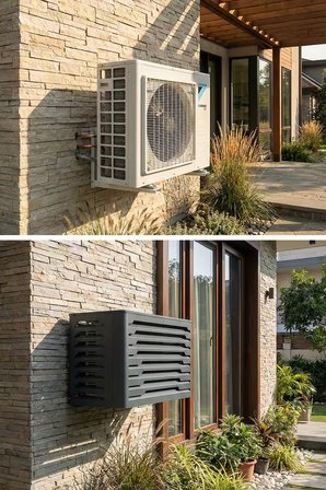 Klima Motoru/Dış Ünite Gizleme/Koruma Kafesi XL 120x62x150(H) Radius