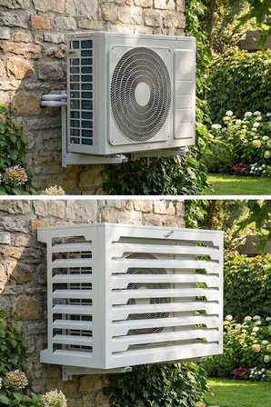 Klima Motoru/Dış Ünite Gizleme/Koruma Kafesi M 18000 BTU - 24000 BTU 110x56x85(H) Alüminyum Stage