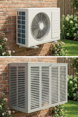 Klima Motoru/Dış Ünite Gizleme/Koruma Kafesi S 9000 BTU - 18000 BTU 98x50x70(H) Slotted
