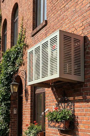 Klima Motoru/Dış Ünite Gizleme/Koruma Kafesi XL 120x62x150(H) Slotted