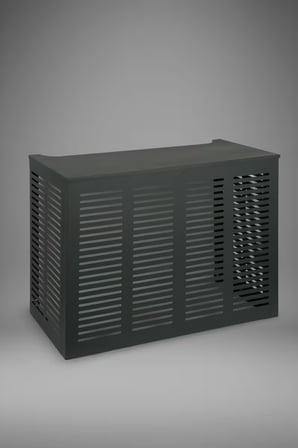 Klima Motoru/Dış Ünite Gizleme/Koruma Kafesi L 120x62x110(H) Alüminyum Slotted
