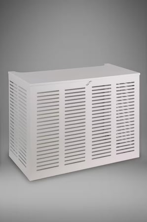 Klima Motoru/Dış Ünite Gizleme/Koruma Kafesi XL 120x62x150(H) Alüminyum Slotted