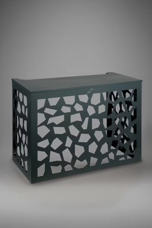 Klima Motoru/Dış Ünite Gizleme/Koruma Kafesi M 18000 BTU - 24000 BTU 110x56x85(H) Stone