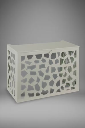 Klima Motoru/Dış Ünite Gizleme/Koruma Kafesi XS 7000 BTU - 9000 BTU 86X44X65(H) Stone