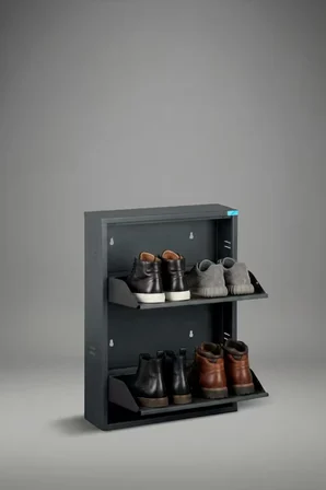 Metal Ayakkabılık 2 li Model