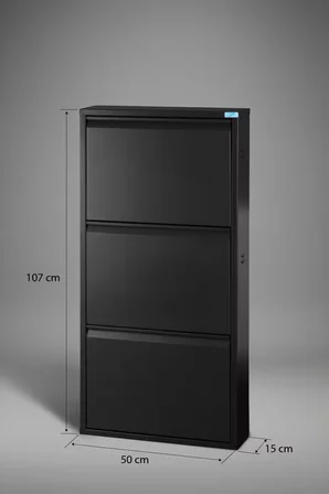 Metal Ayakkabılık 3'lü Model