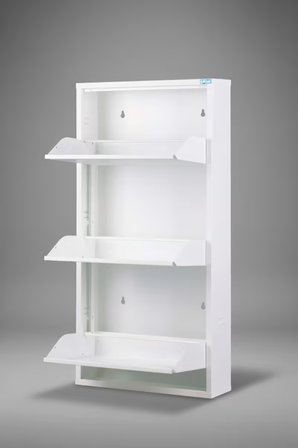 Metal Ayakkabılık 3'lü Model