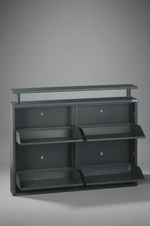 Metal Ayakkabılık 2 li Yatay Model