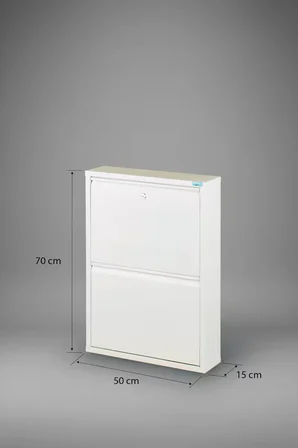 Metal Ayakkabılık 2 li Kilitli Model