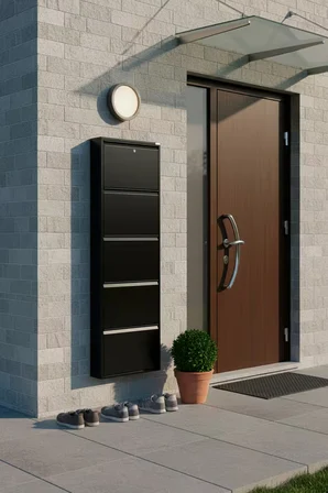 Metal Ayakkabılık 5'li Kilitli Model