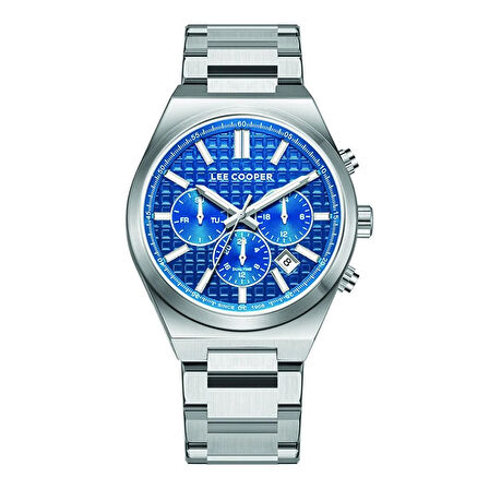 Lee Cooper LC08084.390 Mavi Kadranlı Çelik Erkek Kol Saati