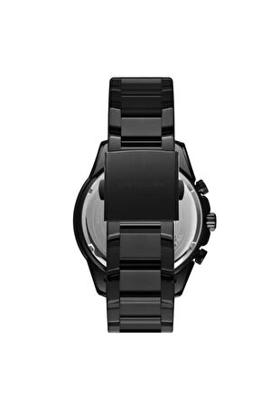 Lee Cooper LC08090.690 Mavi Kadranlı Siyah Çelik Erkek Kol Saati