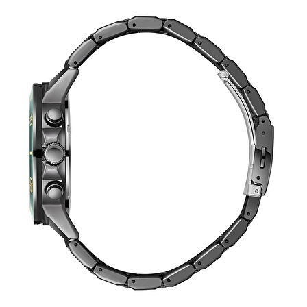 Lee Cooper LC08106.070 Erkek Kol Saati | Yeşil Kadran, Multifonksiyon, Metal Kordon