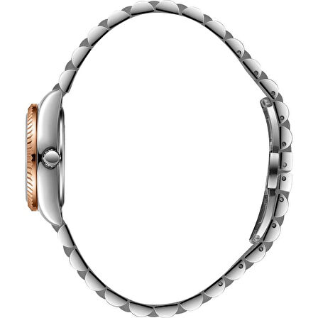 Lee Cooper LC08126.540 Kadın Kol Saati | Çelik Kordon, Rose-Gold, Takvimli Quartz Mekanizma