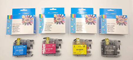 Dpi Kartuş Brother LC-223 CMYK 4’lü Muadil Mürekkep Kartuş Seti – 4x550 Sayfa