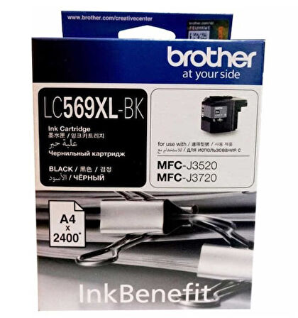 Brother LC569XL Siyah Orjinal Kartuş