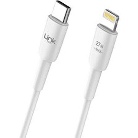 LİNK-TECH 30 W 1M USB-C TO LİGHTNİNG ŞARJ KABLOSU 