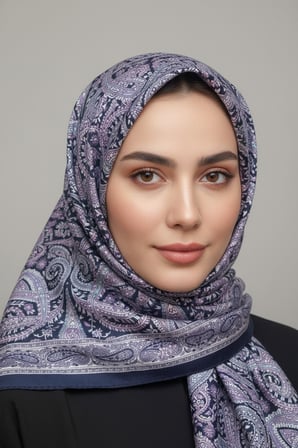 Lady Coco Dijital Baskı Royan Eşarp Desen 1 Renk 11