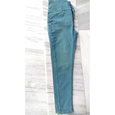 Lucky Life Yüksek Bel Likralı Jean Pantolon 90 Cm